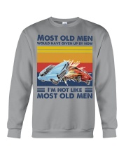 most old men demolition-derby Crewneck Sweatshirt tile