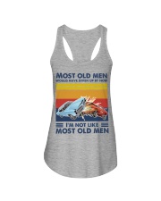 most old men demolition-derby Ladies Flowy Tank tile