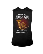 i play French Horn Sleeveless Tee tile
