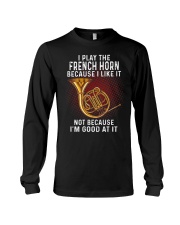 i play French Horn Long Sleeve Tee tile