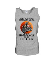 biker fifties Unisex Tank tile