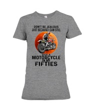 biker fifties Premium Fit Ladies Tee tile