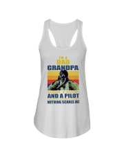 pilot nothing scares Ladies Flowy Tank tile