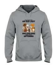 dogs-lady-9 Hooded Sweatshirt tile