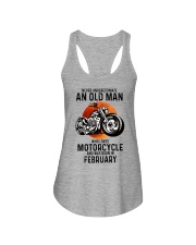 Motorcycle never 02 Ladies Flowy Tank tile