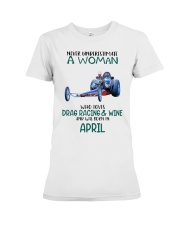 04 drag racing funny Premium Fit Ladies Tee tile
