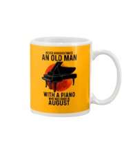 08 piano never old man Mug tile