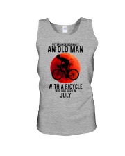 07 cycling old man never Unisex Tank tile