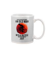 07 cycling old man never Mug tile
