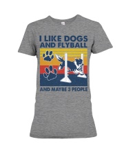 i like flyball Premium Fit Ladies Tee tile