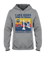 i like flyball Hooded Sweatshirt tile