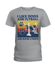 i like flyball Ladies T-Shirt tile