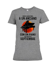 09 piano old man tbn Premium Fit Ladies Tee tile