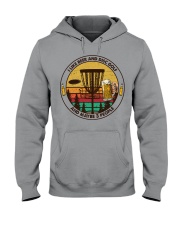 i like beer Disc golf Hooded Sweatshirt tile