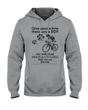 cycling once upon Hooded Sweatshirt front