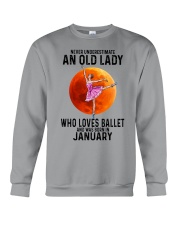 01 ballet old lady Crewneck Sweatshirt tile