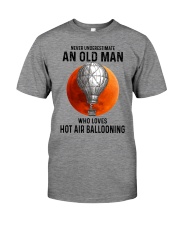 hot air ballooning old man never Premium Fit Mens Tee tile