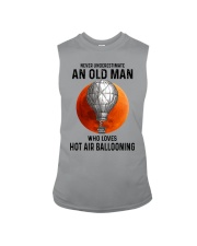 hot air ballooning old man never Sleeveless Tee tile