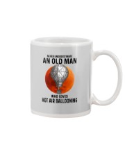 hot air ballooning old man never Mug tile