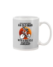 01 cycling never old man Mug tile