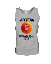 05 ballet color old lady Unisex Tank tile