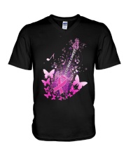 GUITAR V-Neck T-Shirt tile