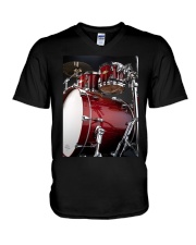 Drum V-Neck T-Shirt tile