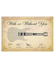 U2 17x11 Poster front