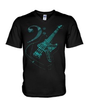 Guitar V-Neck T-Shirt tile