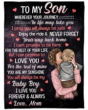 To My Son - I Love You Forever Always Large Fleece Blanket - 60" x 80" front