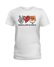 Peace Love Charlie Ladies T-Shirt tile