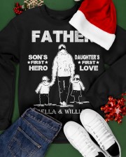 Father First Hero First Love Crewneck Sweatshirt apparel-crewneck-sweatshirt-lifestyle-front-21