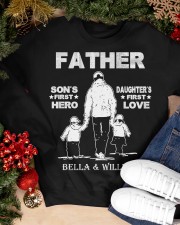 Father First Hero First Love Crewneck Sweatshirt apparel-crewneck-sweatshirt-lifestyle-front-24