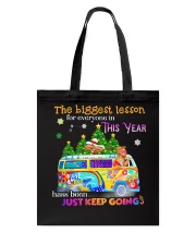 This Year Just Keep Going Tote Bag tile
