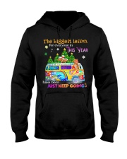 This Year Just Keep Going Hooded Sweatshirt front