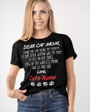 Dear Cat Mom Classic T-Shirt apparel-classic-tshirt-lifestyle-front-100