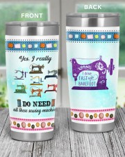 Sewing I Drive Fast And Barefoot 20oz Tumbler aos-20oz-tumbler-lifestyle-front-59