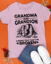 Grandma And Grandson A Bond That Can't Be Broken Classic T-Shirt apparel-classic-tshirt-lifestyle-front-83