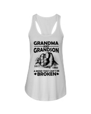 Grandma And Grandson A Bond That Can't Be Broken Ladies Flowy Tank tile