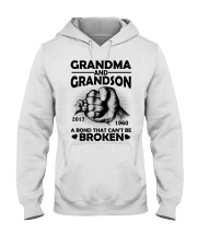 Grandma And Grandson A Bond That Can't Be Broken Hooded Sweatshirt tile