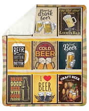 Beer Lover Sherpa Fleece Blanket tile