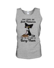 Cat Bury You Funny T-Shirt Unisex Tank tile