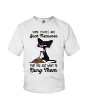 Cat Bury You Funny T-Shirt Youth T-Shirt tile
