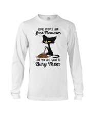 Cat Bury You Funny T-Shirt Long Sleeve Tee tile