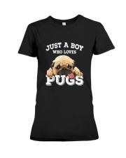 Pug Aholic 23 Premium Fit Ladies Tee tile