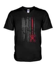 Drone Passion 15 V-Neck T-Shirt tile
