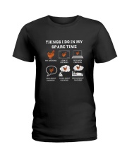 Chicken Club 25 Ladies T-Shirt tile