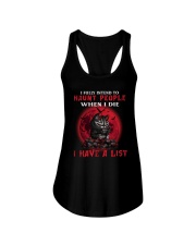 Cat Wanna Haunt People Ladies Flowy Tank tile