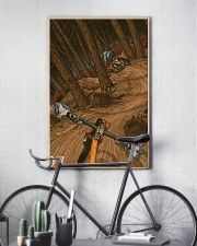 MOUNTAIN BIKING Illustration Poster 3 24x36 Poster lifestyle-poster-7