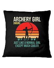 ARCHERY Archery Girl Square Pillowcase tile